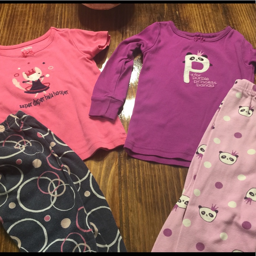 Gymboree Girls Pajamas Set of 2